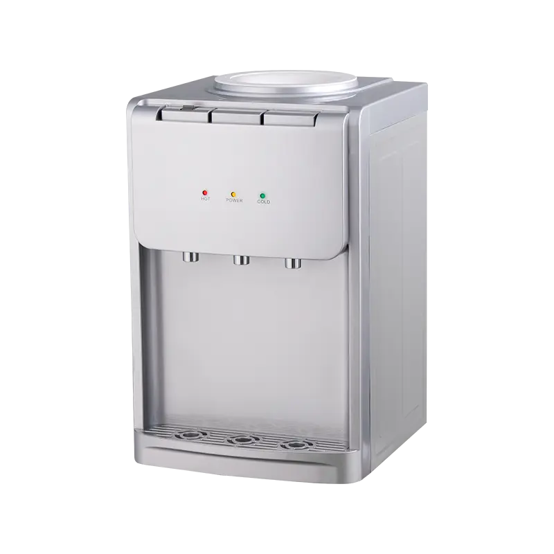YR-2505T/YLR-2505T Stříbrný stolní dávkovač vody s horním plněním