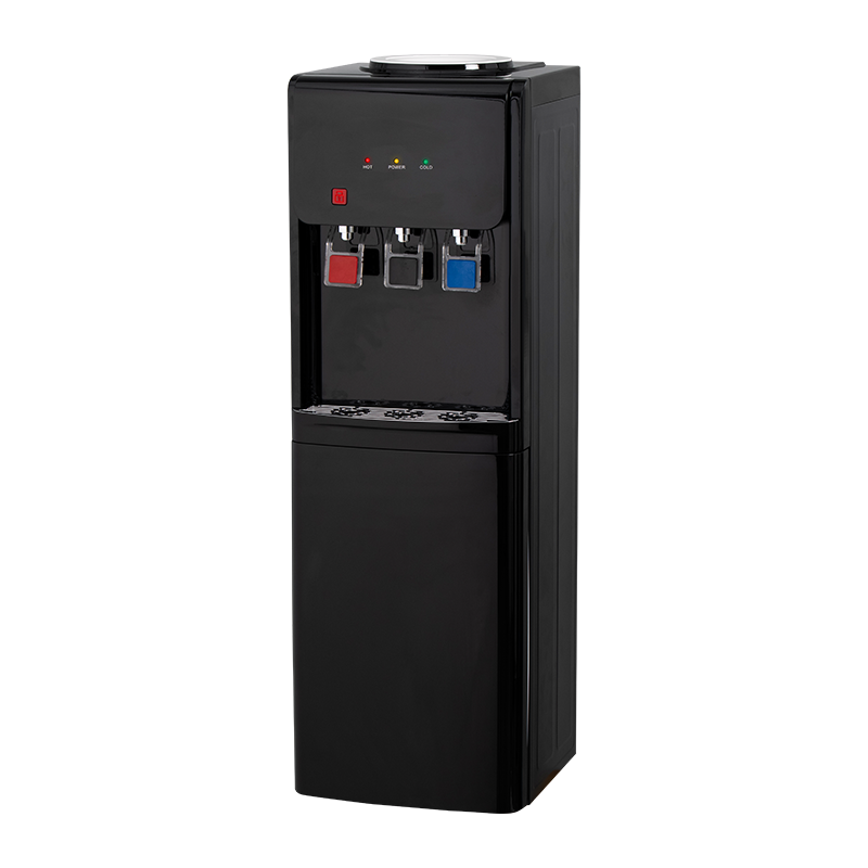 YR-2506/YLR-2506/YLR-2506Y Černý vertikální dávkovač vody se studenou/horkou/normální teplotou